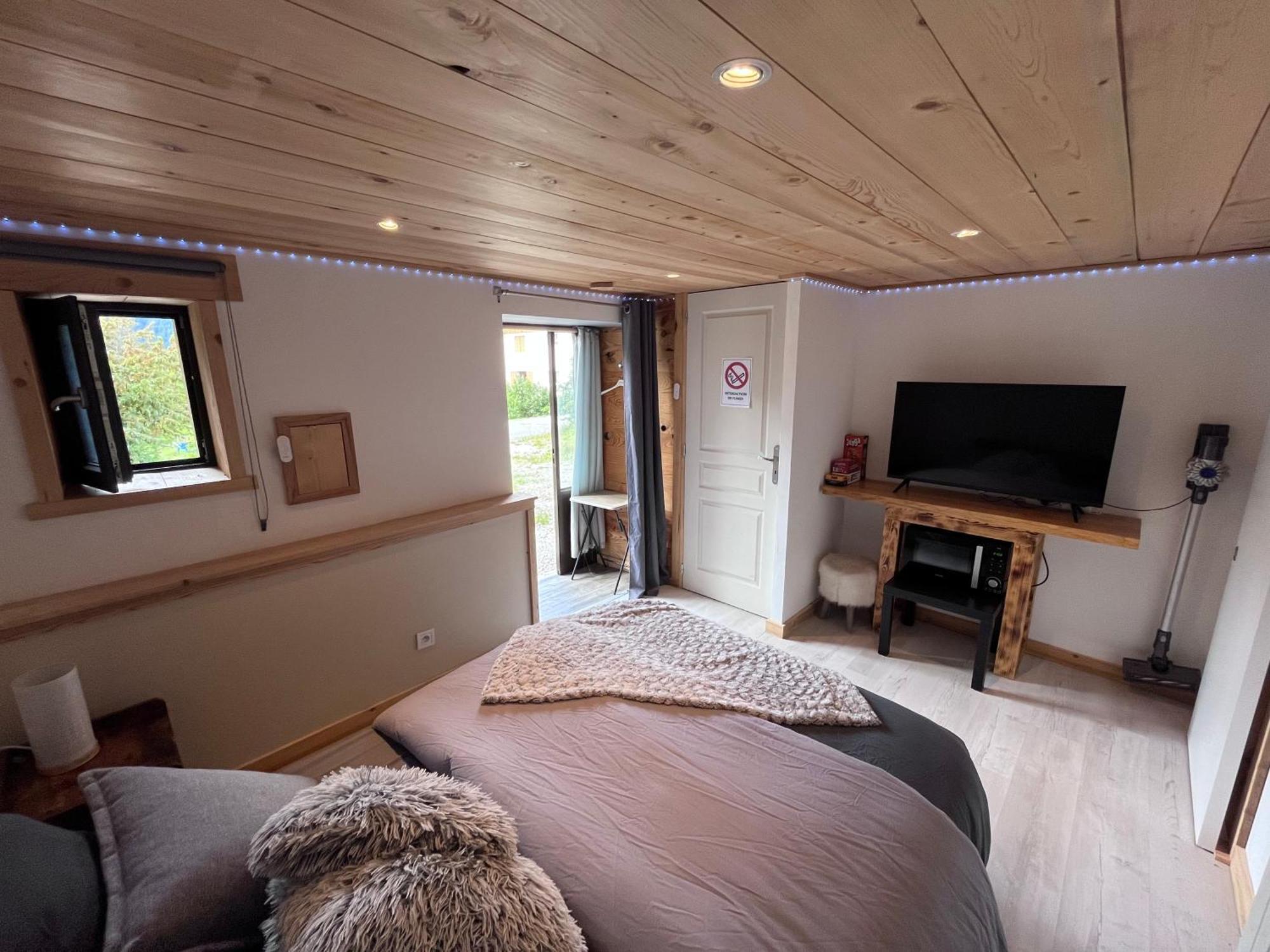 Chambre Individuelle Avec Salle D'Eau - Wc Et Parking La Plagne Esterno foto